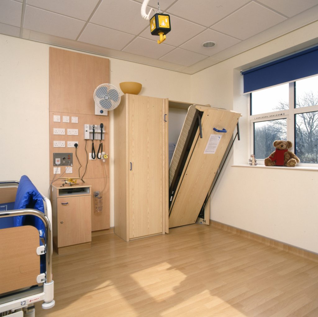 With Matching Locker 7600H Bed Pivoting Away