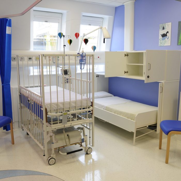 Bed Opened Out with Matching Top Box, Open