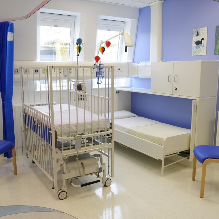 Bed Opened Out with Matching Top Box, Closed